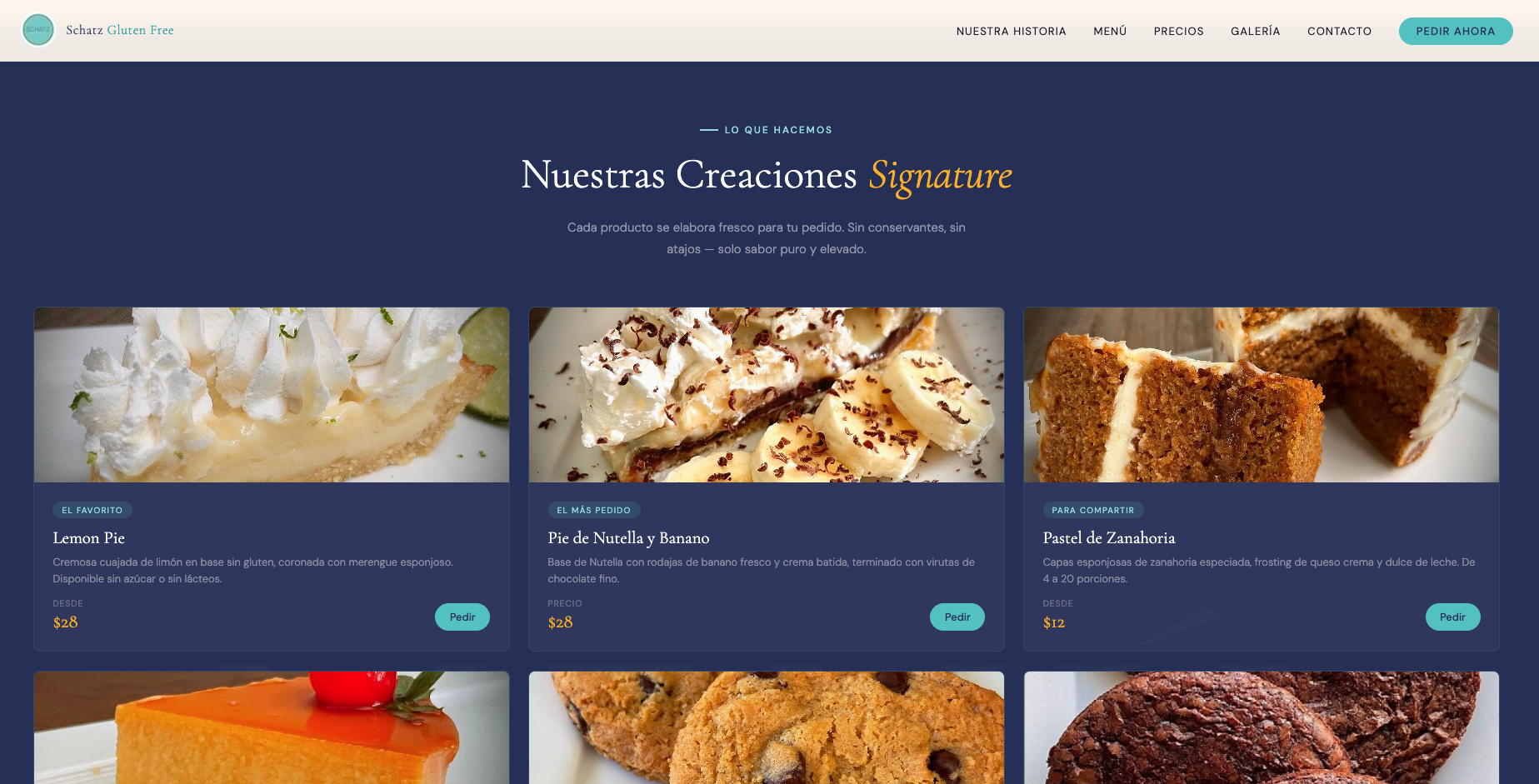 Schatz — Creaciones signature